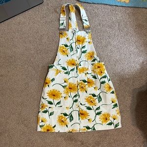 Forever 21 sunflower overalls